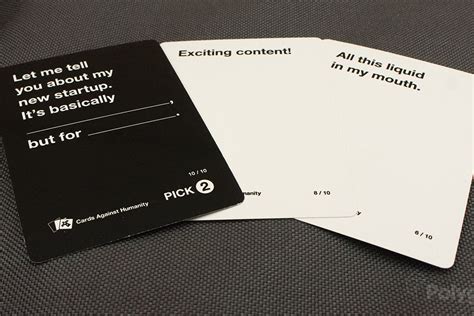 Can I play Cards Against Humanity online anywhere? You can help us test out new cards at the official Cards Against Humanity Lab . You can also play online at Pretend You’re Xyzzy (though we can’t promise they’ll always have the latest cards and we can’t vouch for their user-generated content). 